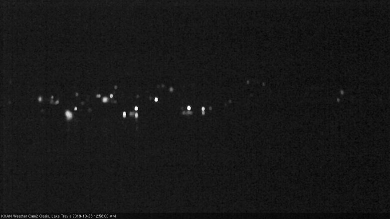 Lake Travis webcam, October 27, 2019 12:00 AM CT