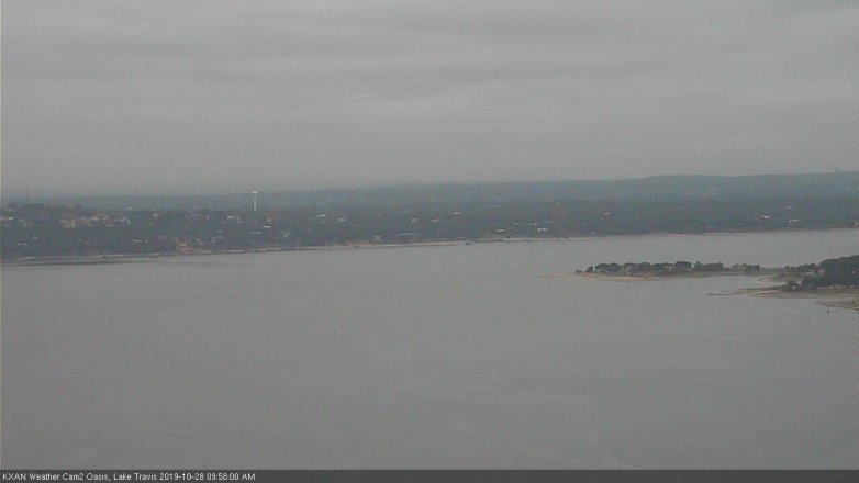 Lake Travis webcam, October 28, 2019 9:00 AM CT