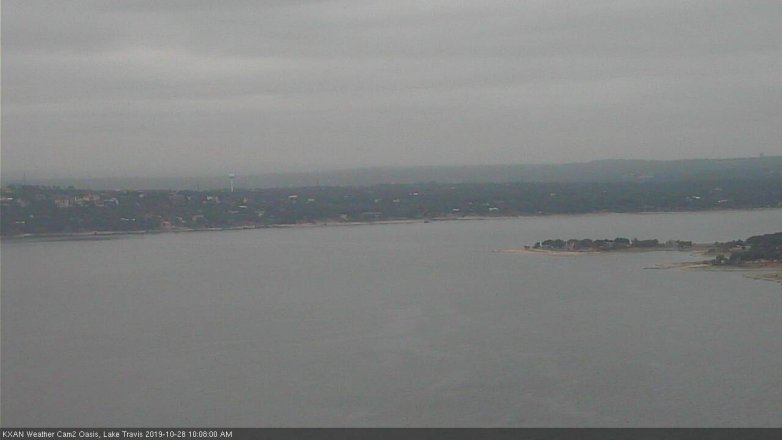 Lake Travis webcam, October 28, 2019 9:10 AM CT