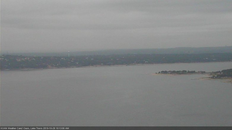 Lake Travis webcam, October 28, 2019 9:15 AM CT