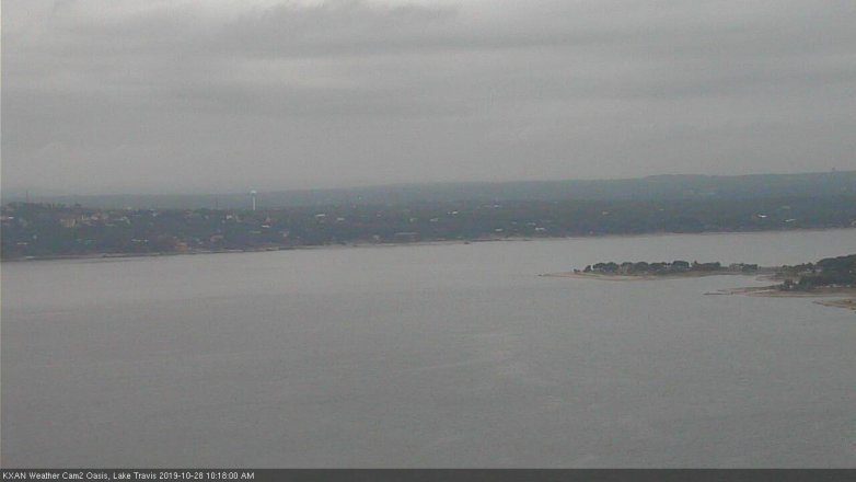 Lake Travis webcam, October 28, 2019 9:20 AM CT