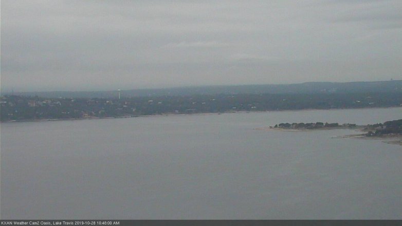 Lake Travis webcam, October 28, 2019 9:50 AM CT