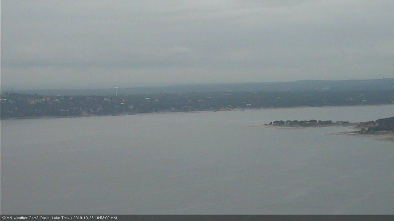 Lake Travis webcam, October 28, 2019 9:55 AM CT