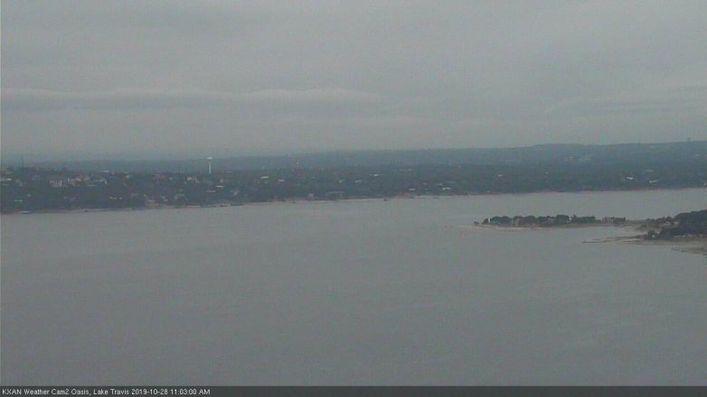 Lake Travis webcam, October 28, 2019 10:05 AM CT