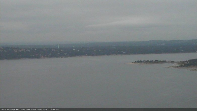 Lake Travis webcam, October 28, 2019 10:10 AM CT