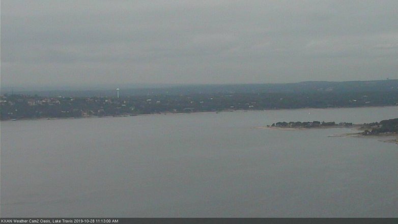 Lake Travis webcam, October 28, 2019 10:15 AM CT