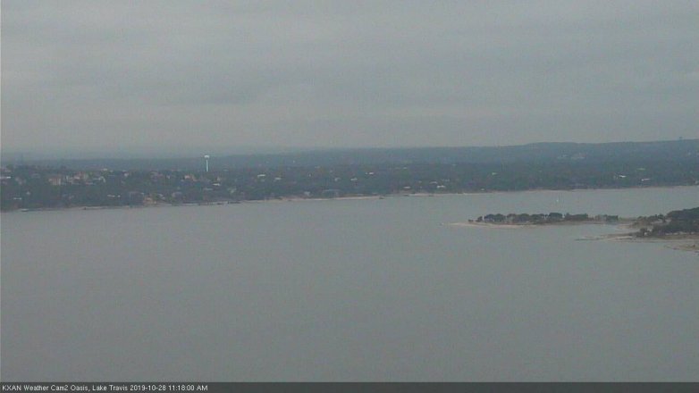 Lake Travis webcam, October 28, 2019 10:20 AM CT