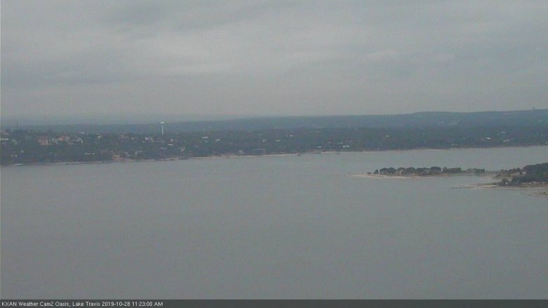 Lake Travis webcam, October 28, 2019 10:25 AM CT