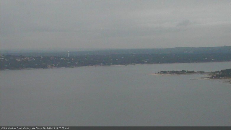Lake Travis webcam, October 28, 2019 10:30 AM CT
