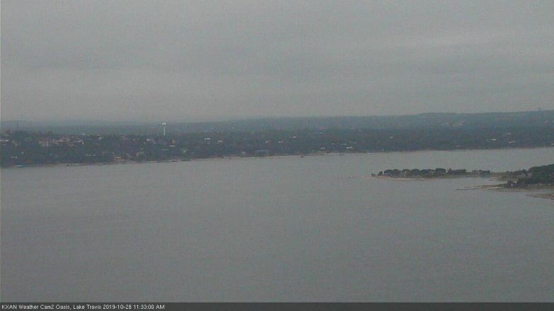 Lake Travis webcam, October 28, 2019 10:35 AM CT