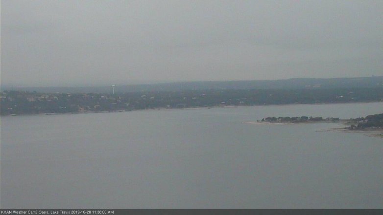 Lake Travis webcam, October 28, 2019 10:40 AM CT