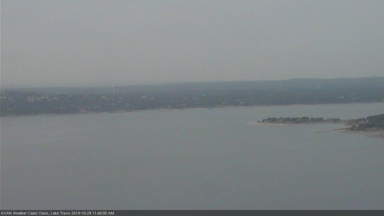 Lake Travis webcam, October 28, 2019 10:50 AM CT