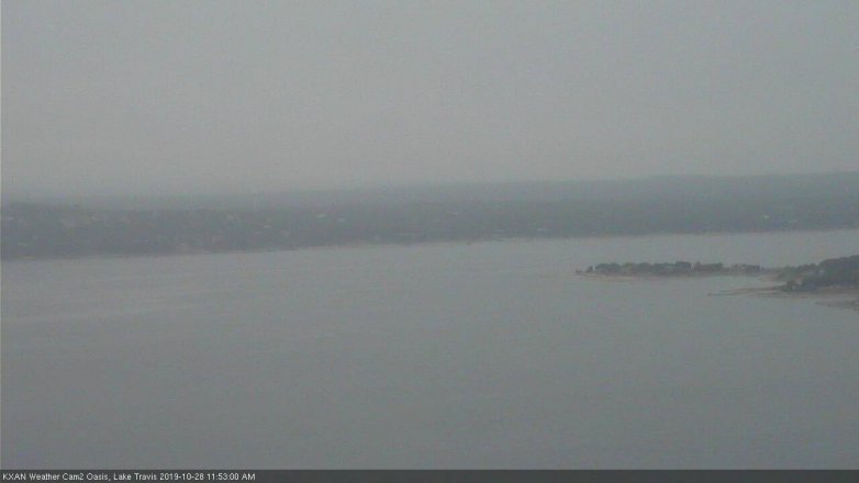Lake Travis webcam, October 28, 2019 10:55 AM CT