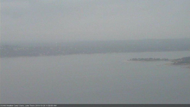 Lake Travis webcam, October 28, 2019 11:00 AM CT