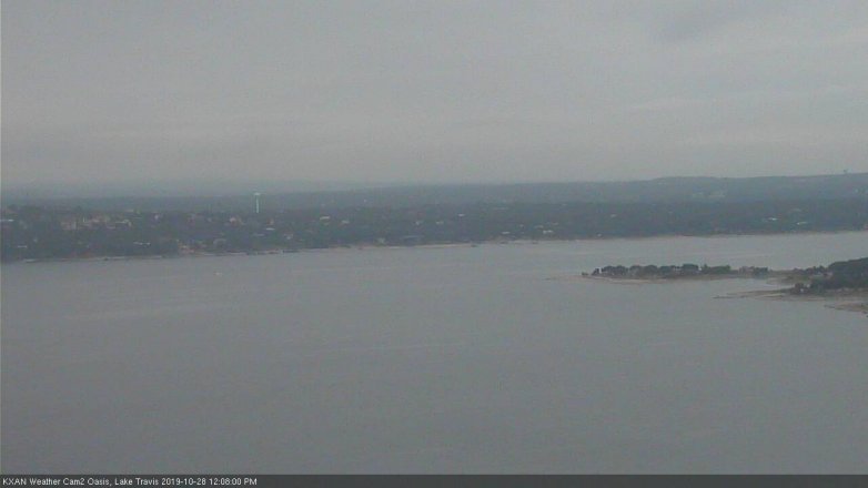 Lake Travis webcam, October 28, 2019 11:10 AM CT