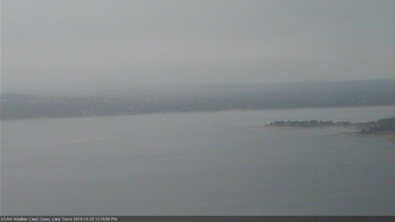 Lake Travis webcam, October 28, 2019 11:20 AM CT