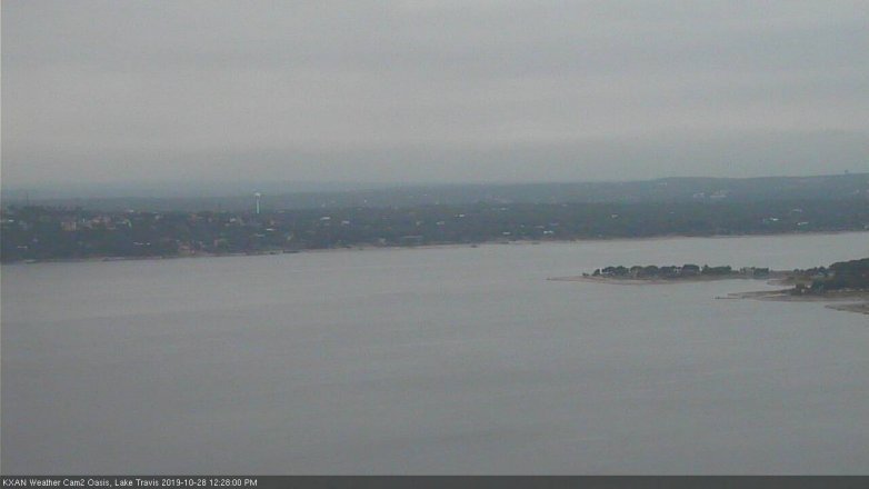Lake Travis webcam, October 28, 2019 11:30 AM CT