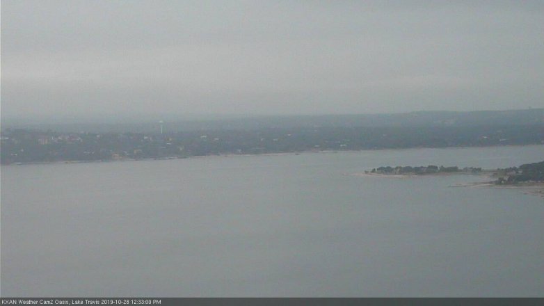 Lake Travis webcam, October 28, 2019 11:35 AM CT