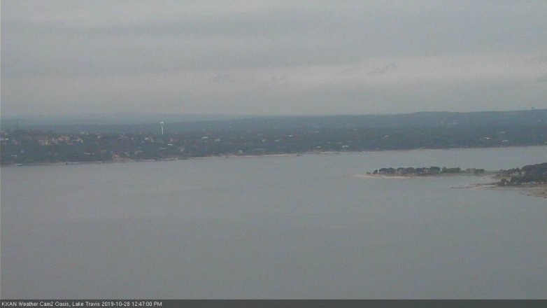 Lake Travis webcam, October 28, 2019 11:50 AM CT