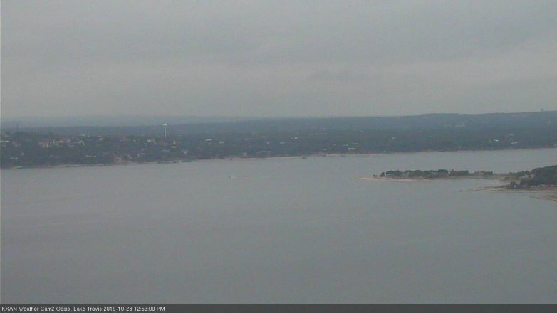Lake Travis webcam, October 28, 2019 11:55 AM CT
