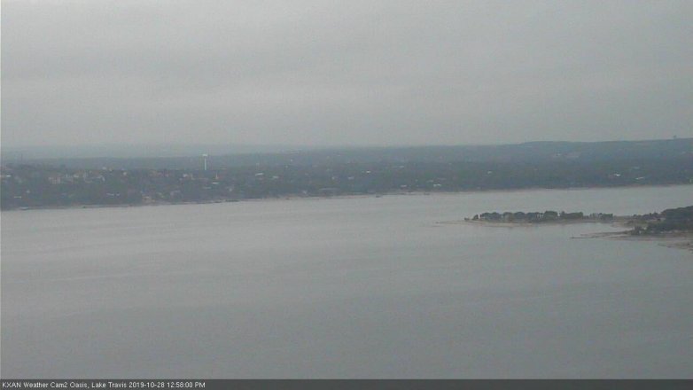 Lake Travis webcam, October 28, 2019 12:00 PM CT