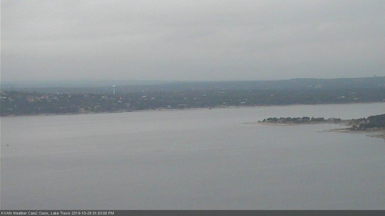 Lake Travis webcam, October 28, 2019 12:05 PM CT