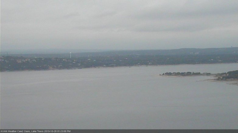 Lake Travis webcam, October 28, 2019 12:25 PM CT
