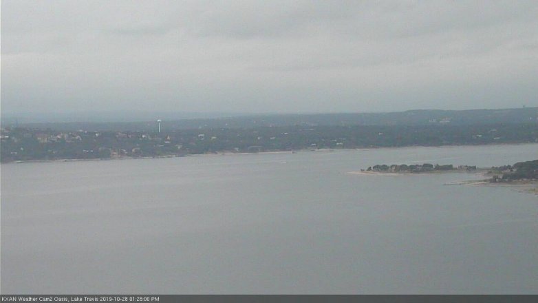 Lake Travis webcam, October 28, 2019 12:30 PM CT
