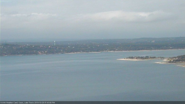 Lake Travis webcam, October 28, 2019 12:45 PM CT
