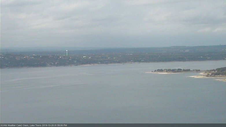 Lake Travis webcam, October 28, 2019 1:00 PM CT