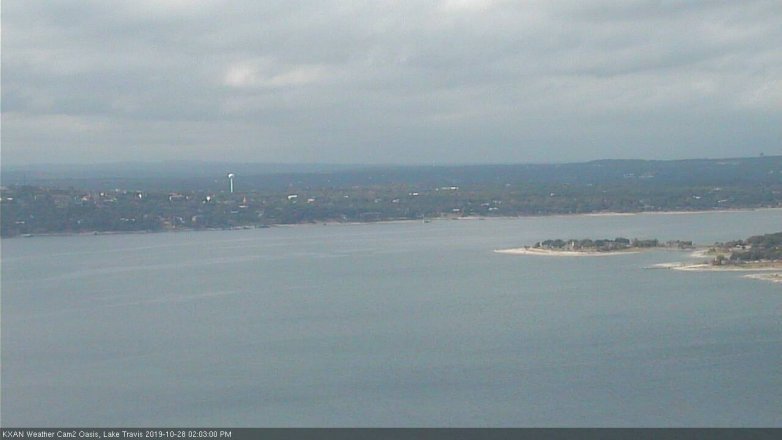 Lake Travis webcam, October 28, 2019 1:05 PM CT