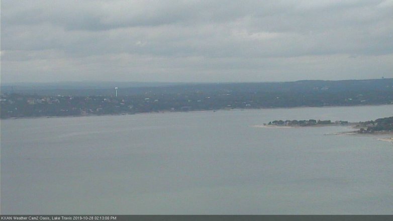 Lake Travis webcam, October 28, 2019 1:15 PM CT
