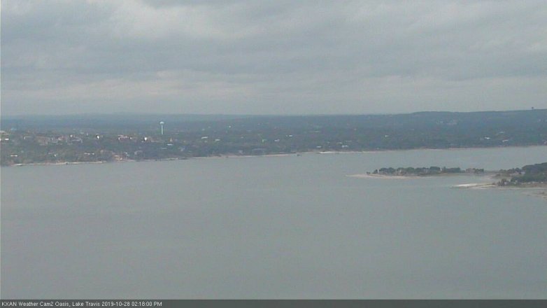 Lake Travis webcam, October 28, 2019 1:20 PM CT