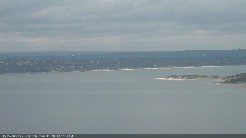 Lake Travis webcam, October 28, 2019 1:25 PM CT