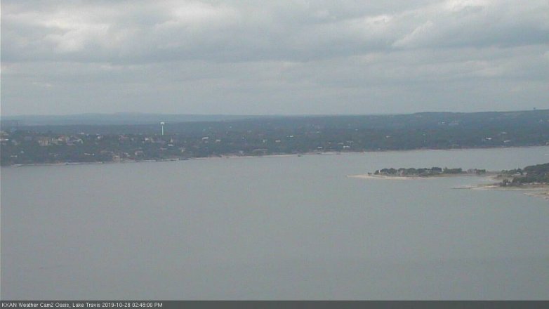 Lake Travis webcam, October 28, 2019 1:50 PM CT