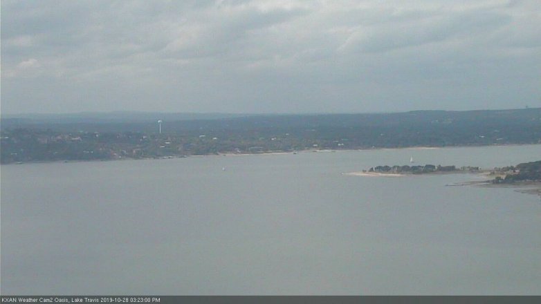 Lake Travis webcam, October 28, 2019 2:25 PM CT