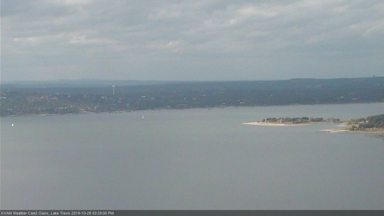 Lake Travis webcam, October 28, 2019 2:30 PM CT