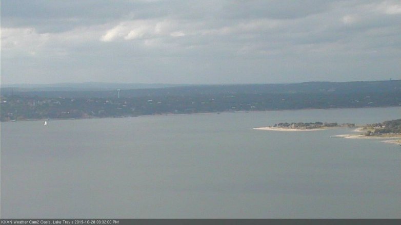 Lake Travis webcam, October 28, 2019 2:35 PM CT