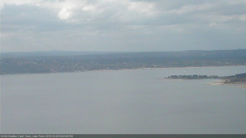 Lake Travis webcam, October 28, 2019 2:45 PM CT