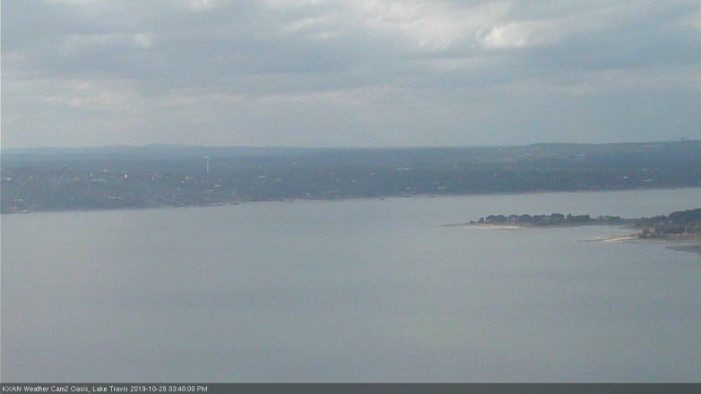 Lake Travis webcam, October 28, 2019 2:50 PM CT