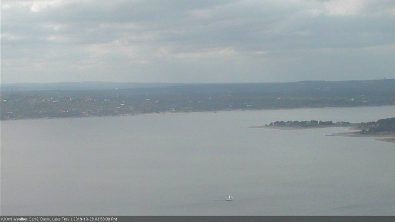 Lake Travis webcam, October 28, 2019 2:55 PM CT