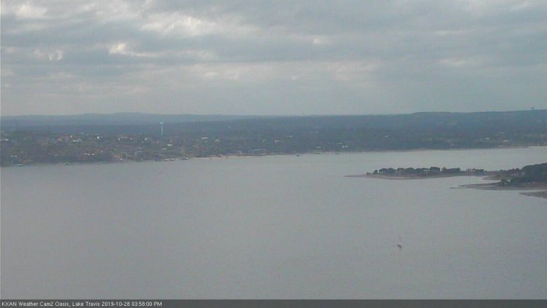 Lake Travis webcam, October 28, 2019 3:00 PM CT