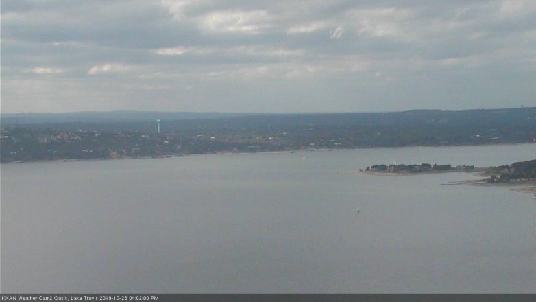 Lake Travis webcam, October 28, 2019 3:05 PM CT