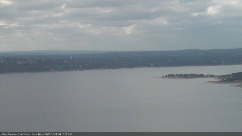 Lake Travis webcam, October 28, 2019 3:15 PM CT