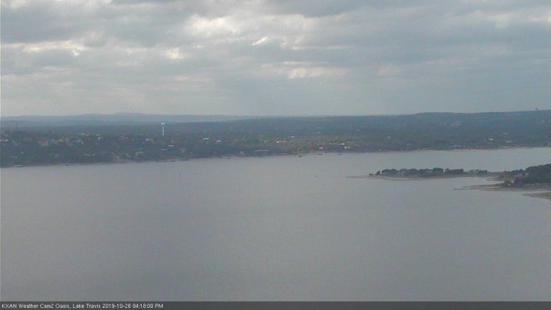 Lake Travis webcam, October 28, 2019 3:20 PM CT