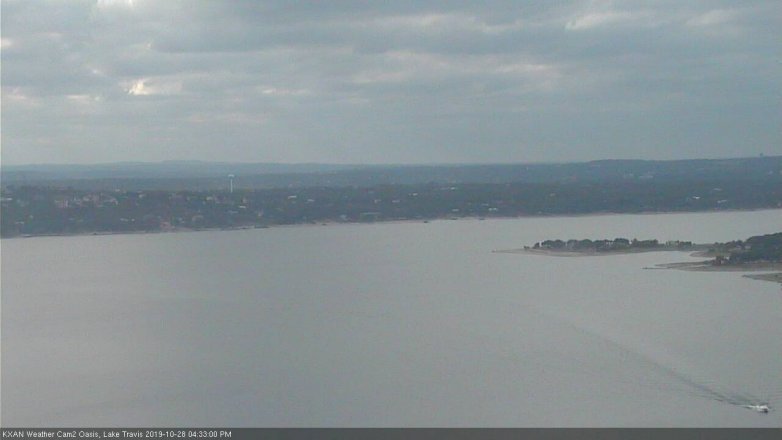 Lake Travis webcam, October 28, 2019 3:35 PM CT