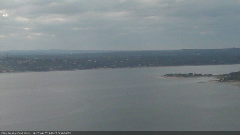 Lake Travis webcam, October 28, 2019 3:50 PM CT