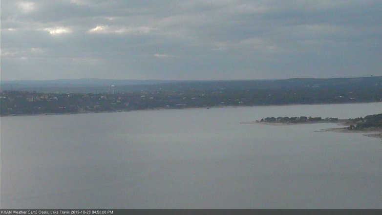Lake Travis webcam, October 28, 2019 3:55 PM CT