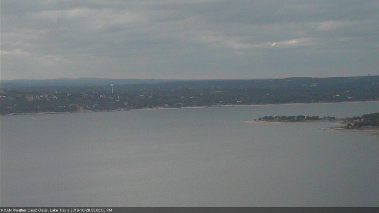 Lake Travis webcam, October 28, 2019 4:05 PM CT
