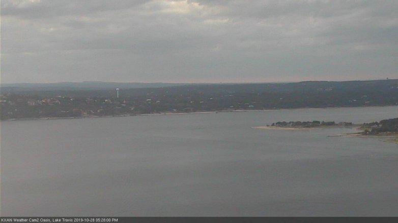 Lake Travis webcam, October 28, 2019 4:30 PM CT